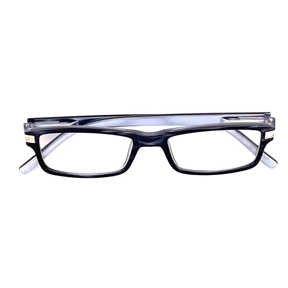 Classic Rectangular Spring-Hinge Reading Glasses
