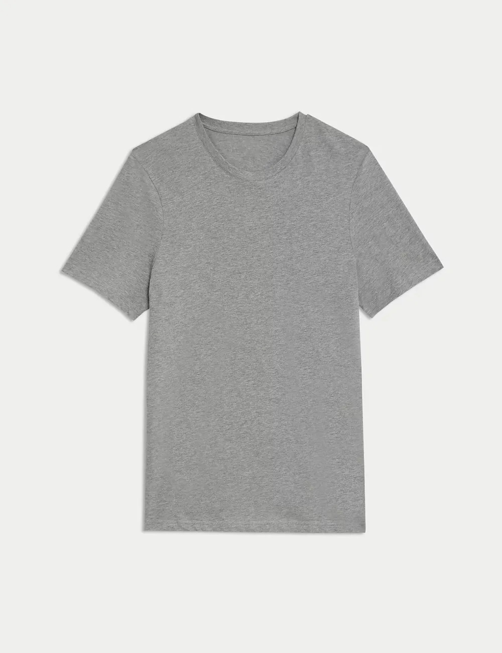White Basic Crew Neck Short Sleeve Tee