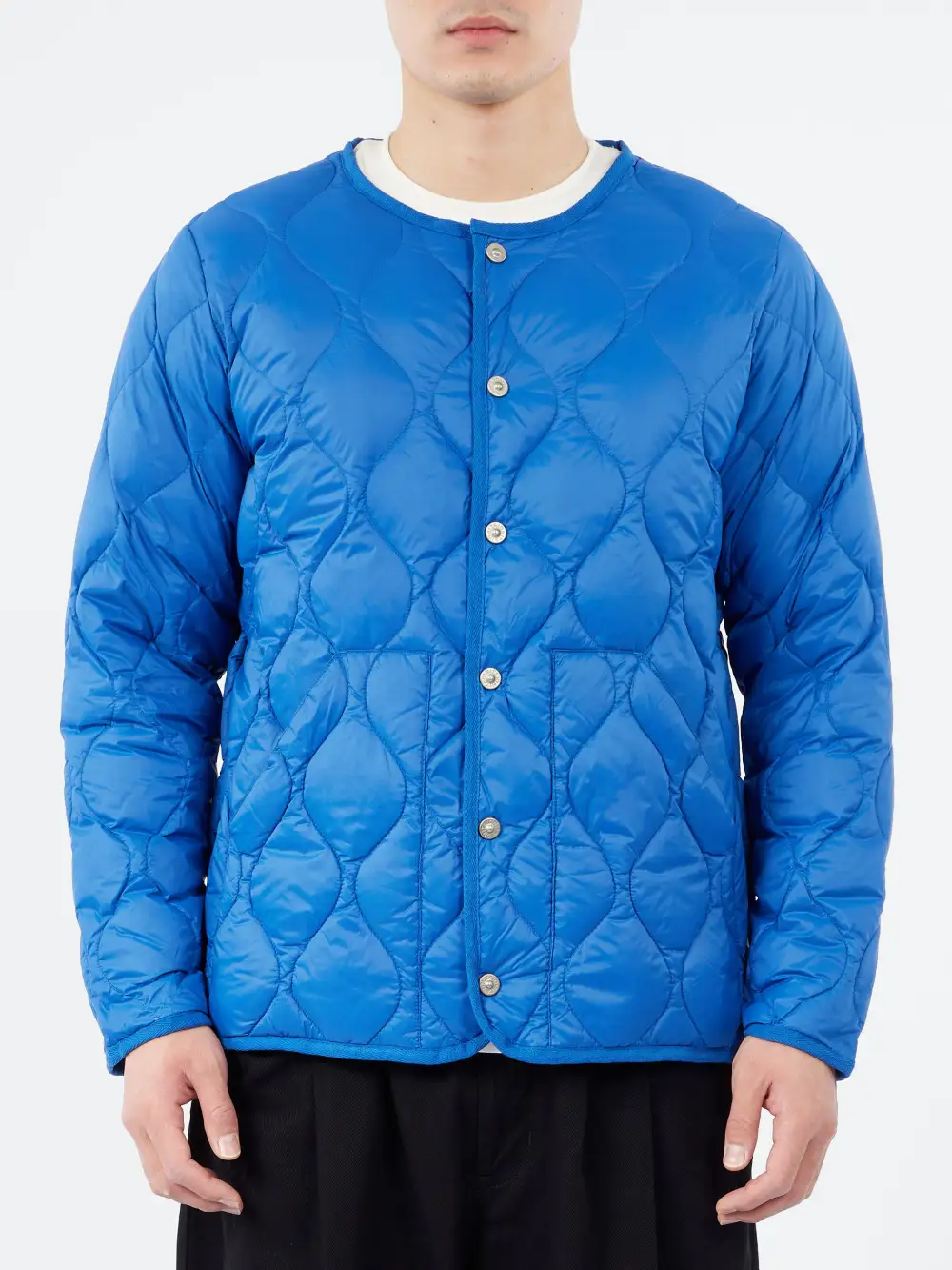 Men's Crew Neck Patch Pocket Jacket