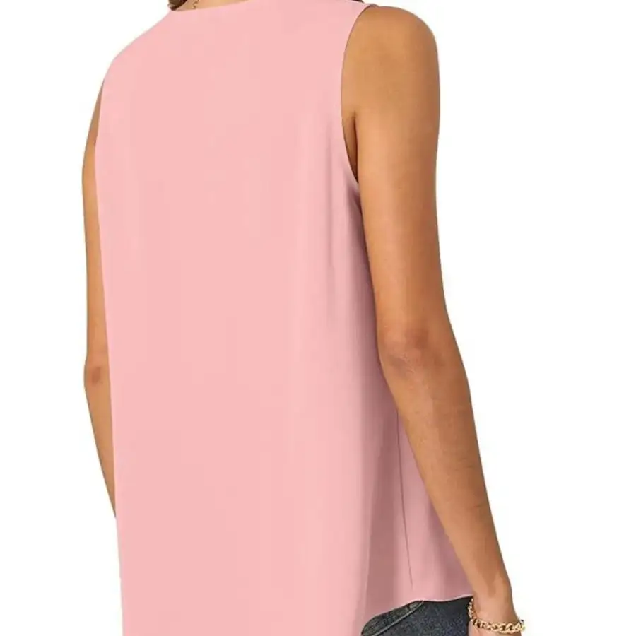 Full Size V Neck Sleeveless Tank Top