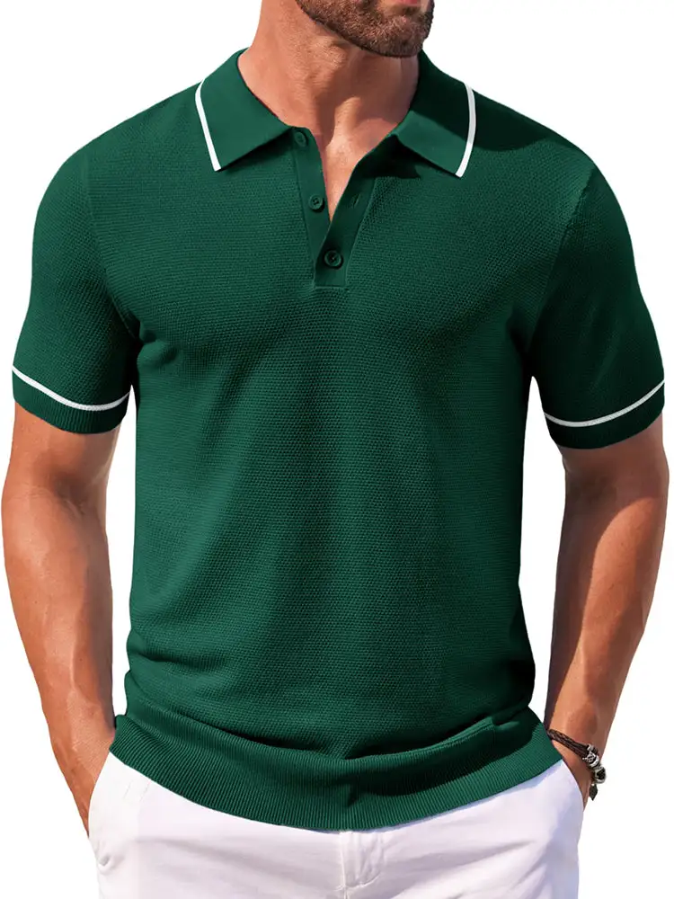 Leisure Knit Golf Polo Shirts