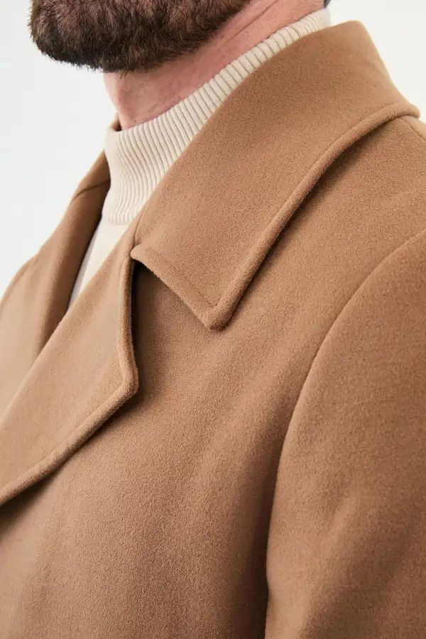 Slim Fit Wool Tailored Coat