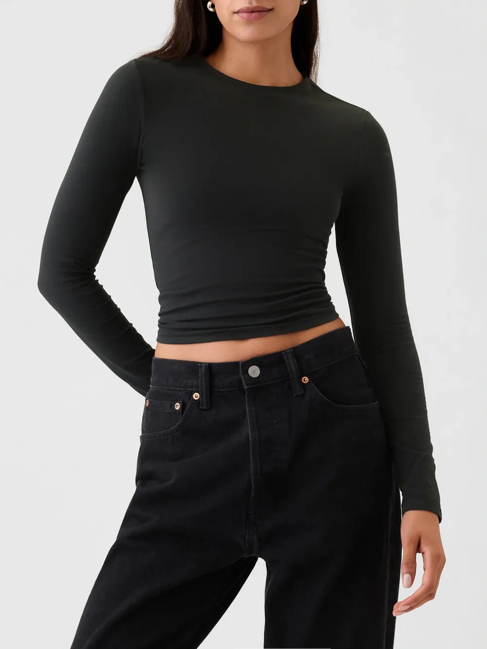 Long Sleeved Elastic Top