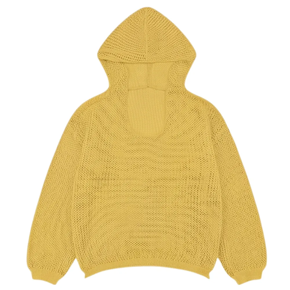 Knit Hooded Layering Pullover