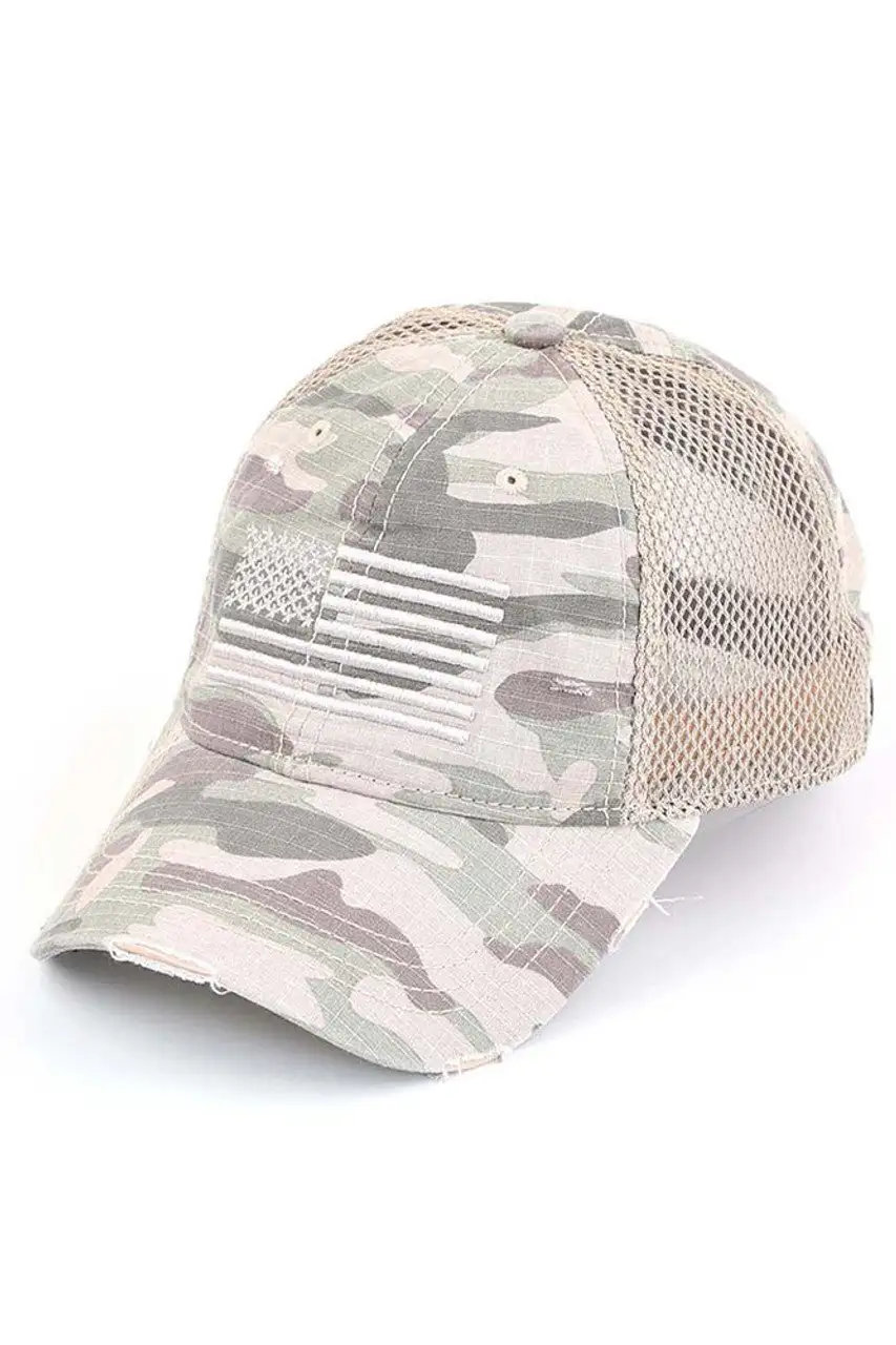 Flag Embroidery Baseball Cap