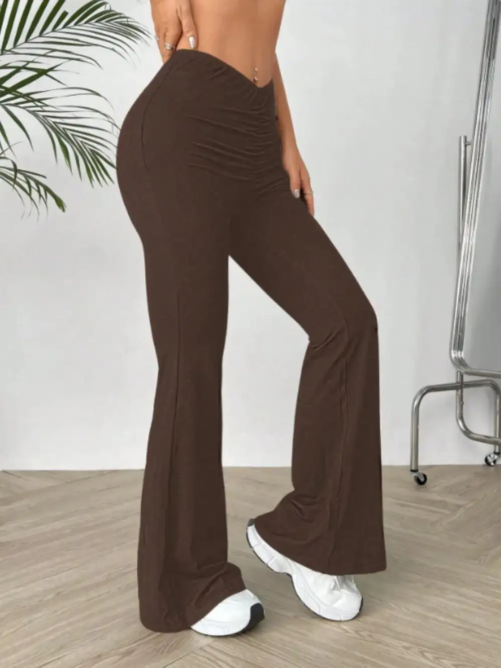 High Waisted Flared Pants