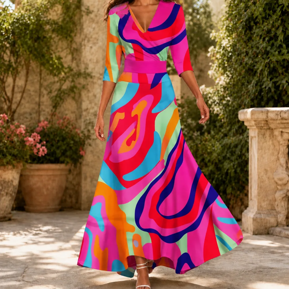 Wrap Soft Maxi Dress