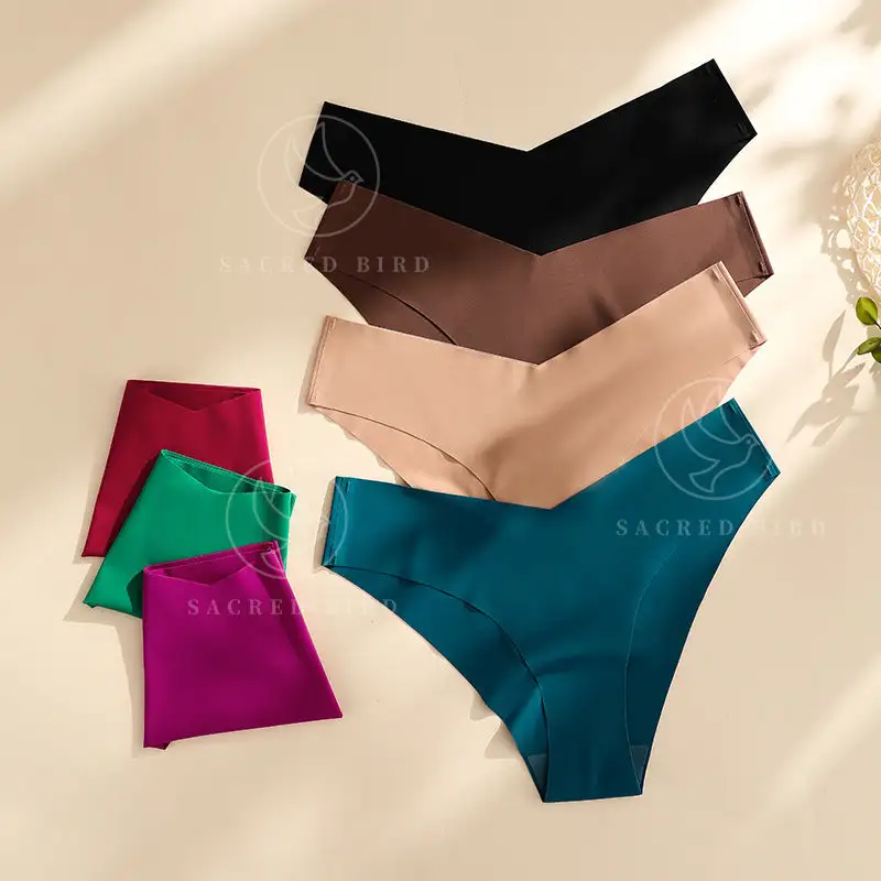 Seamless Ice Silk Cotton Underwear