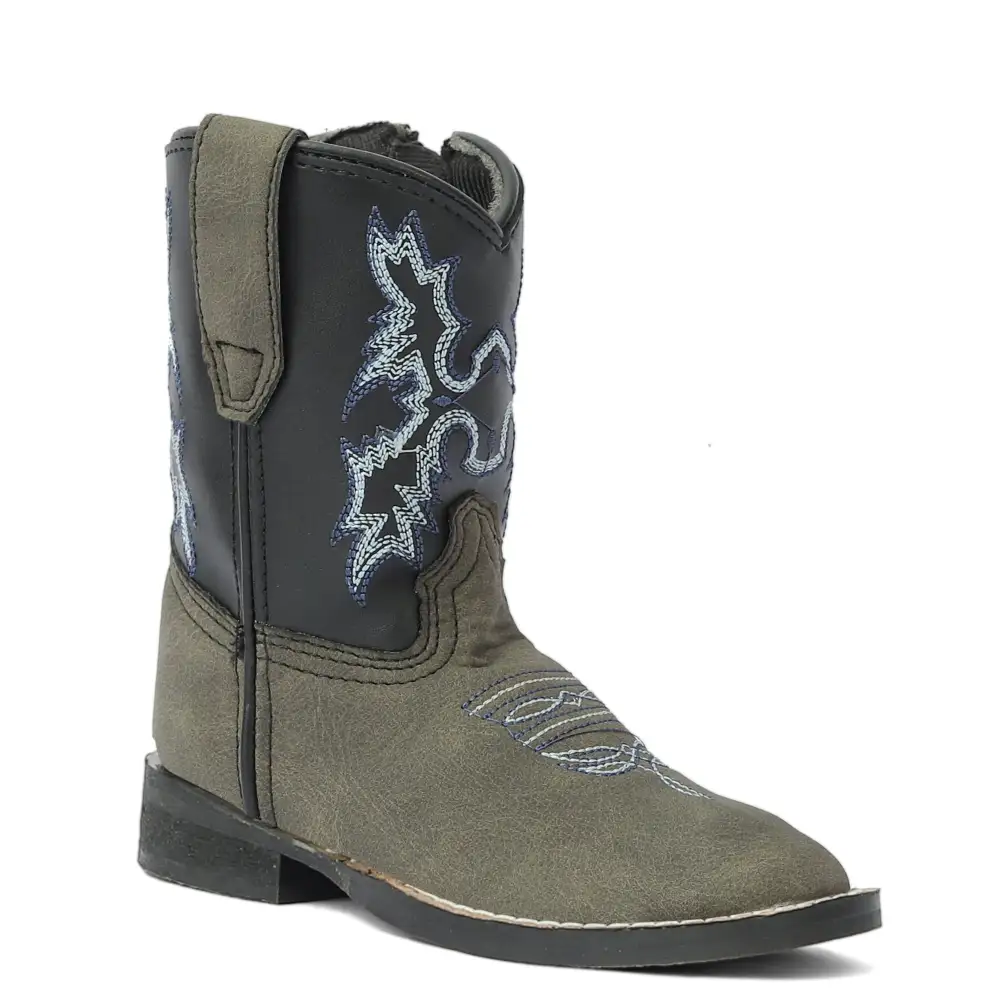 Traditional Panel Men's Denim Boots