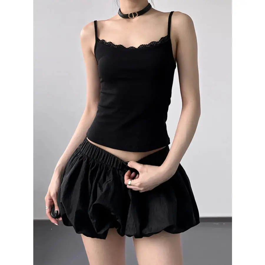 Lace Trim Camisole Top