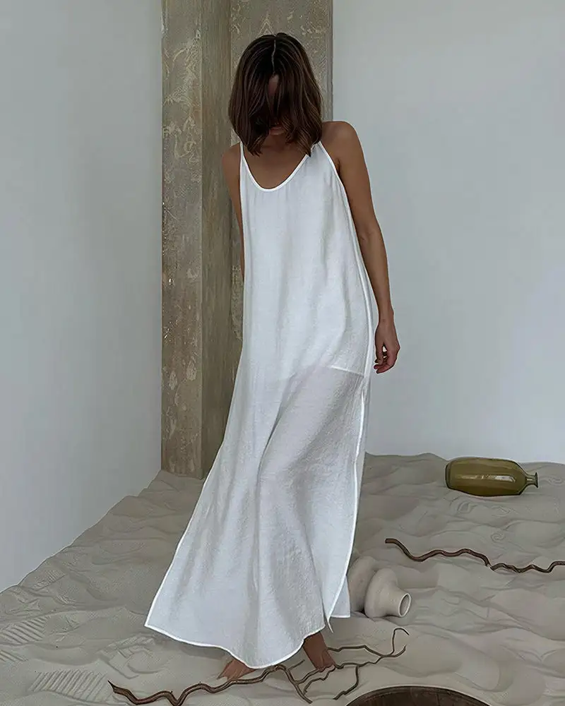 The Effortless Breeze Maxi Slip Dress