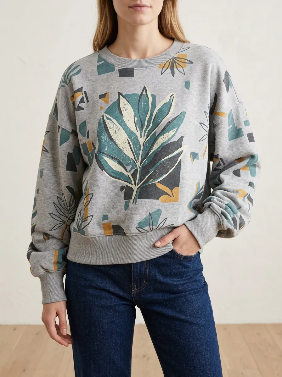Effortless Crewneck Relaxed Pullover