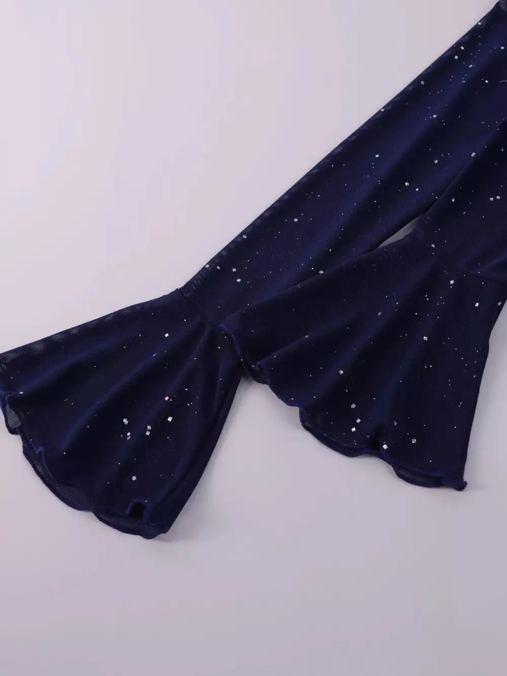 Relaxed Shape Glitter Maxi Dress