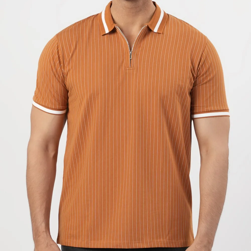 Men's Smart Casual Clean Collared Polo T-Shirt