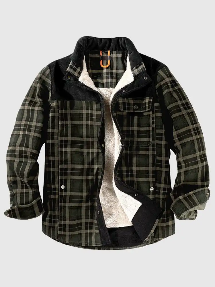 Padded Warm Cotton Flannelette Jacket Coat