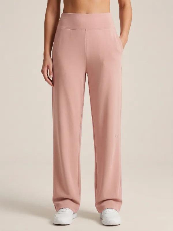 Women's Casual Minimalist Sage Green Solid Color Wide Leg Pants