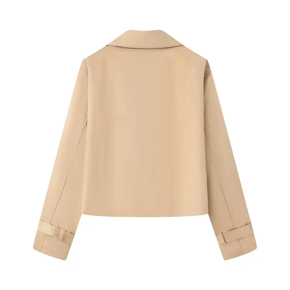 Versatile Lapel Collar Trench Coat