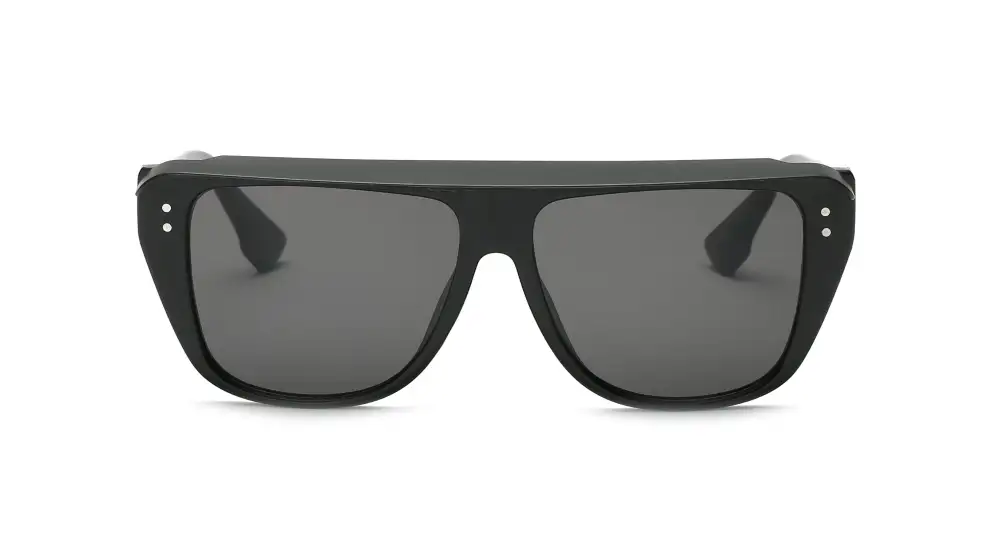 Retro Vintage Shield Square Sunglasses