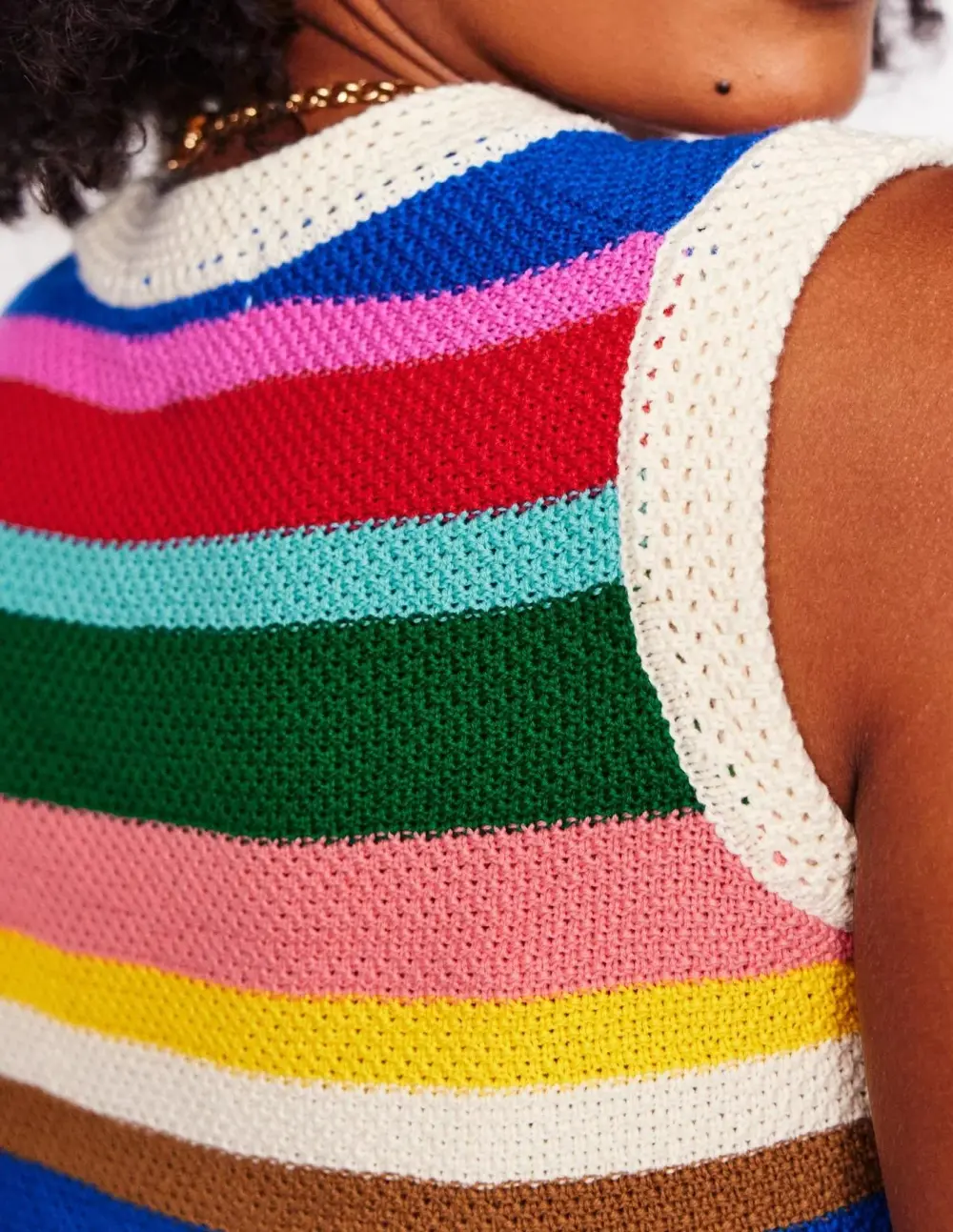 Callie Crochet Trim Tank