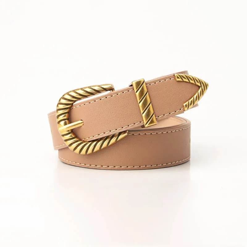 Western Carved Waist Belt
