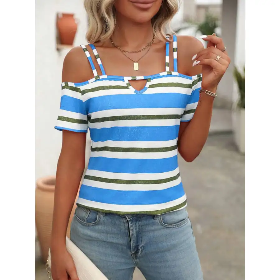 Cold Shoulder T Shirt Tank
