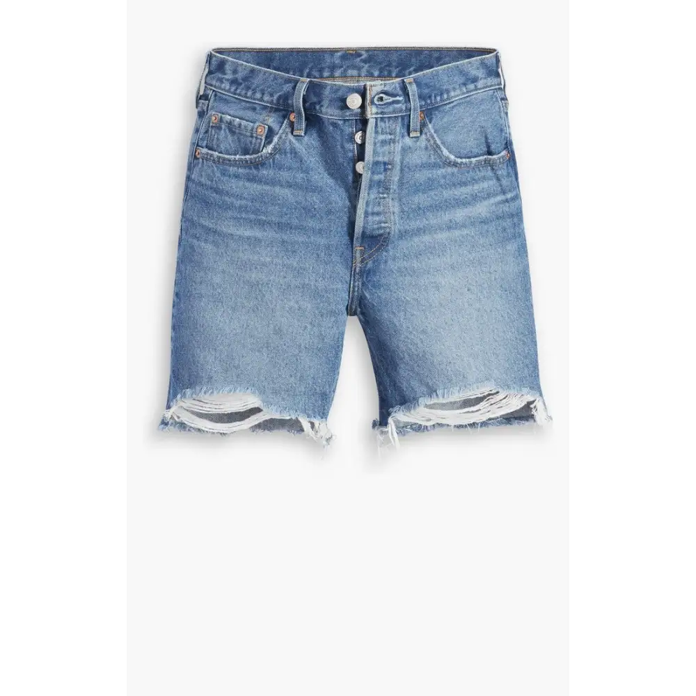 Denim High Rise Shorts
