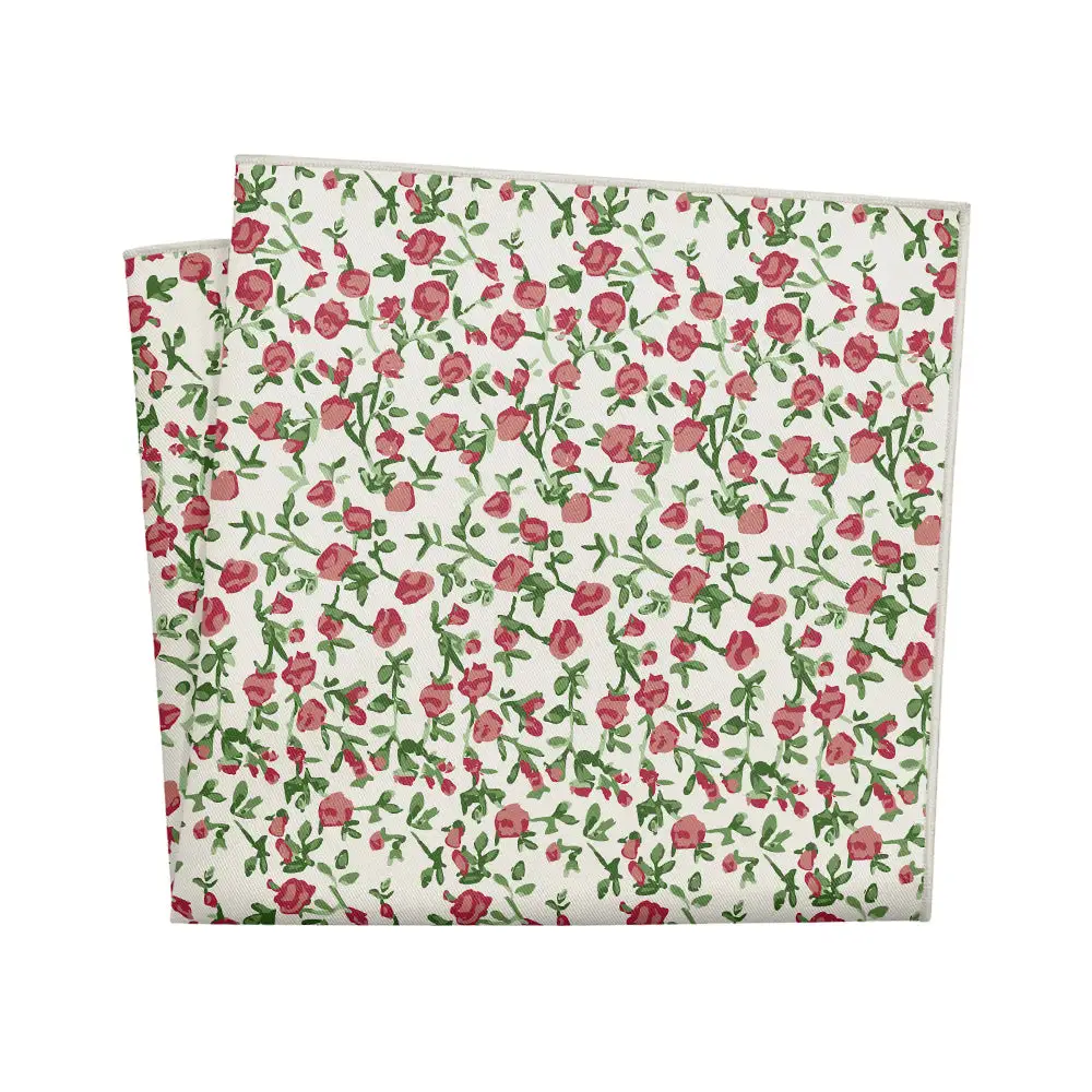 Crisp Sharp Floral Pocket Square