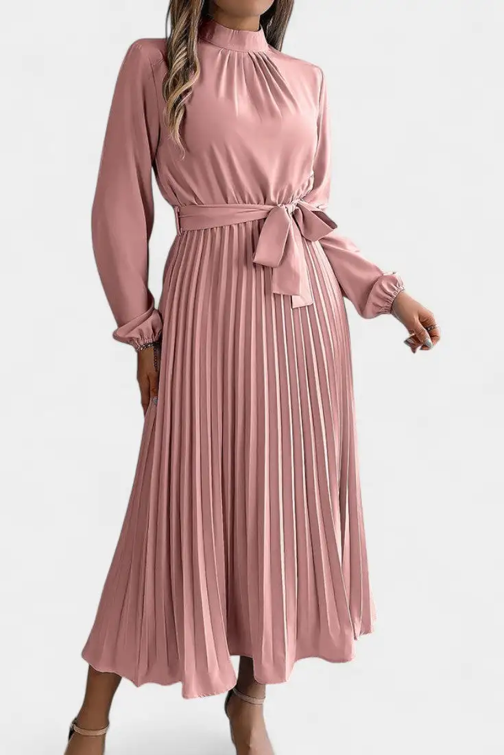 Pleated Casual Dress