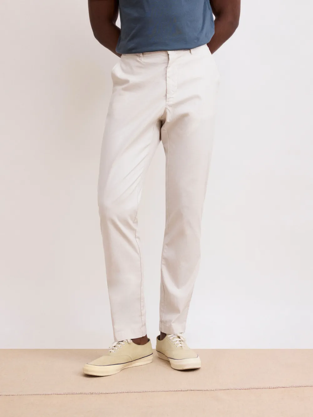 Men's Off-White Casual Style Pants