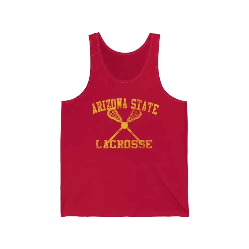 Vintage Lacrosse Letter Tank Top