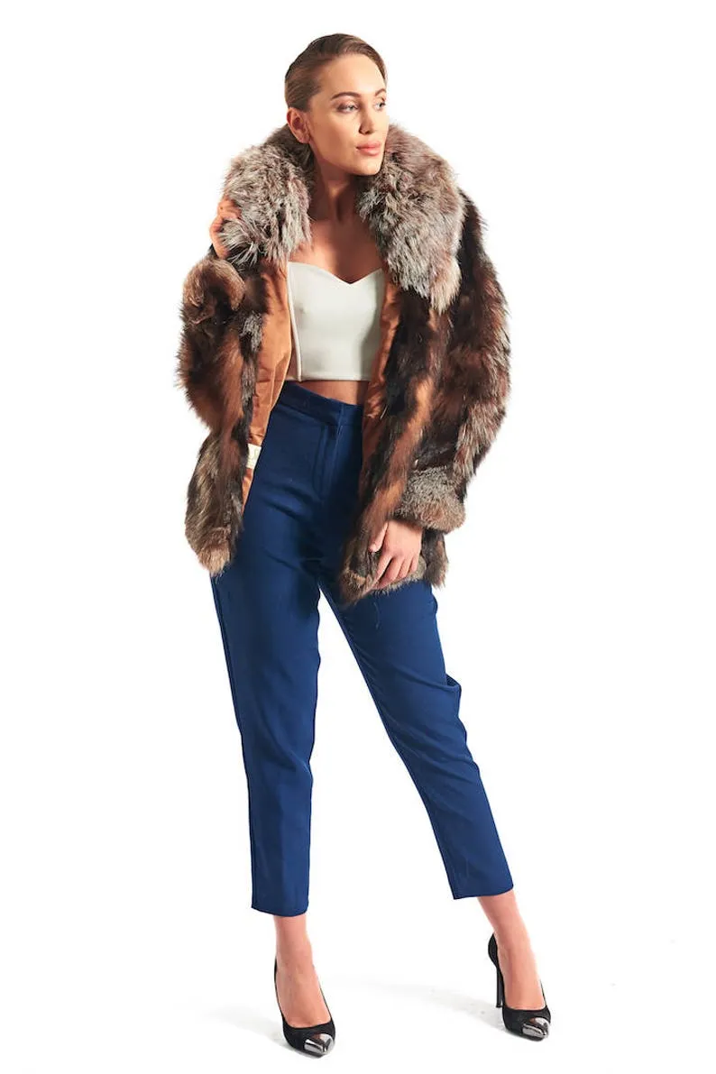 Crystal Fox Fur Coat