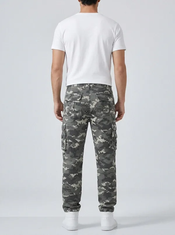 Digital Camo Tactical Urban Camouflage Cargo Pants