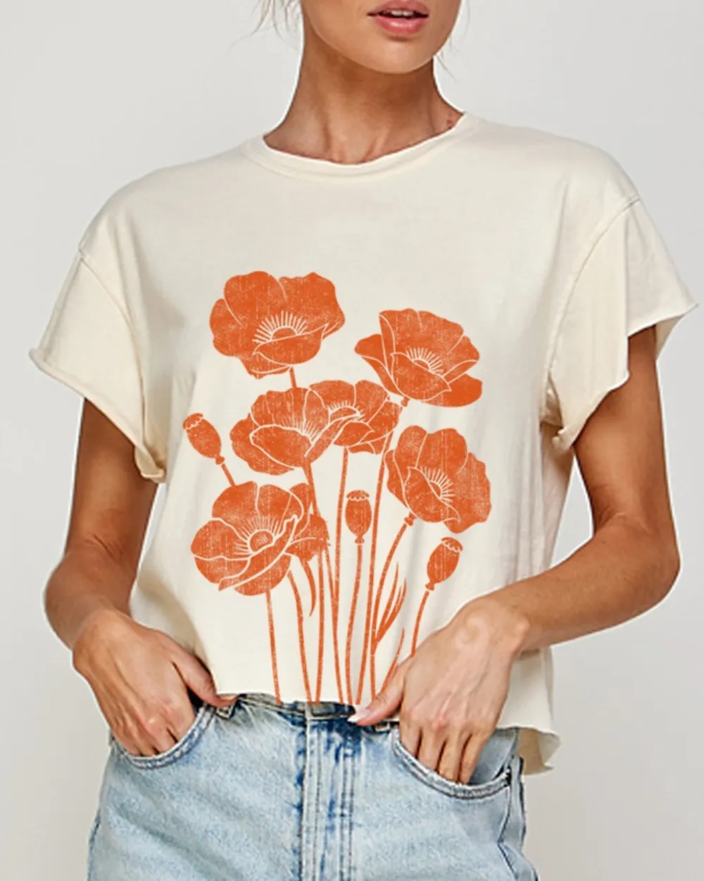 California Poppy Tee