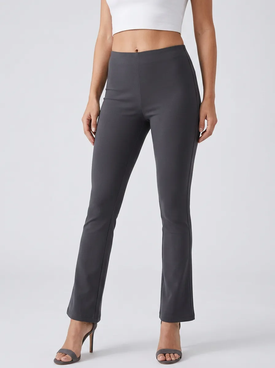 Slim-Fit Women's Stretch Mid-Rise Pants