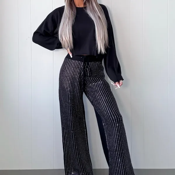 Refined Classic Cropped Sweatshirt