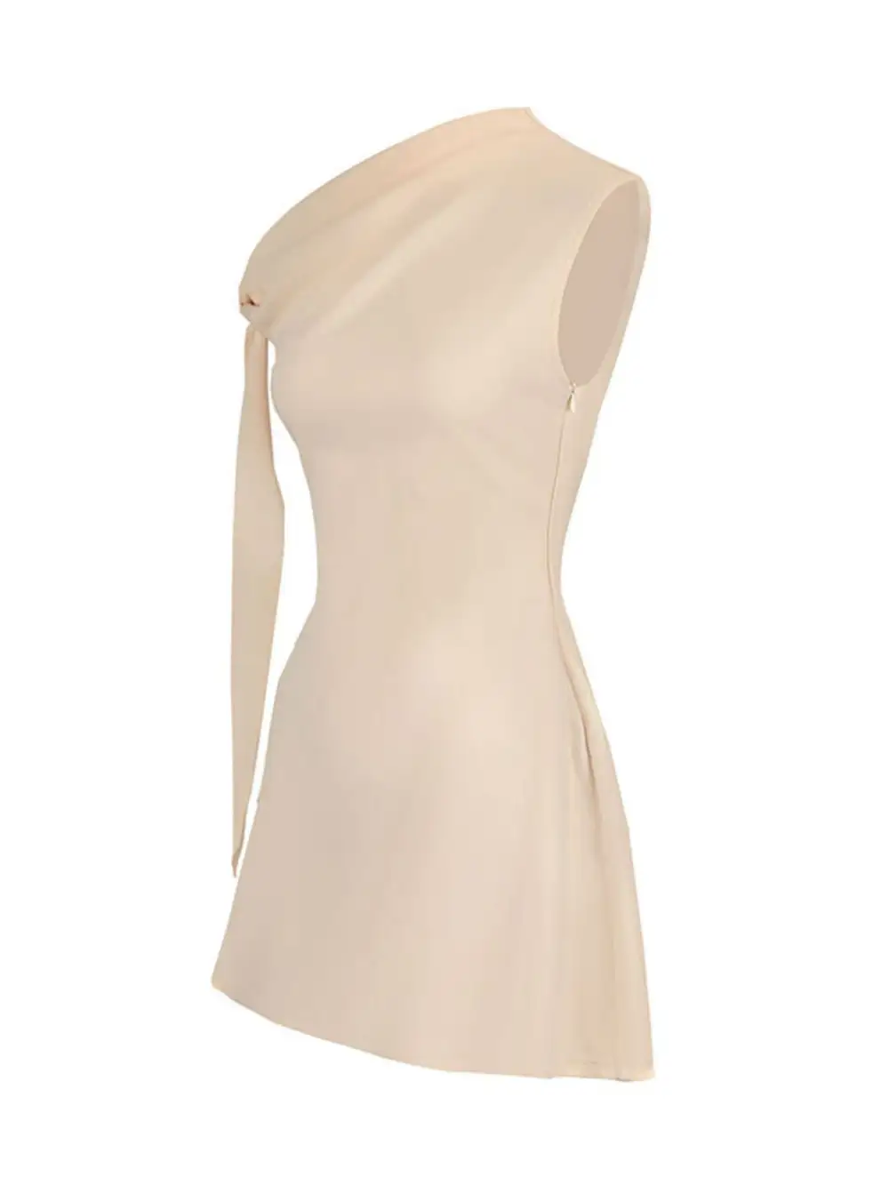 Structured Shape Shoulder Mini Dress