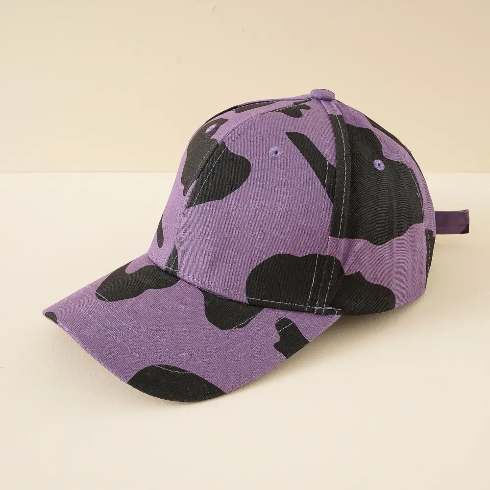 Cow Print Adjustable Cap