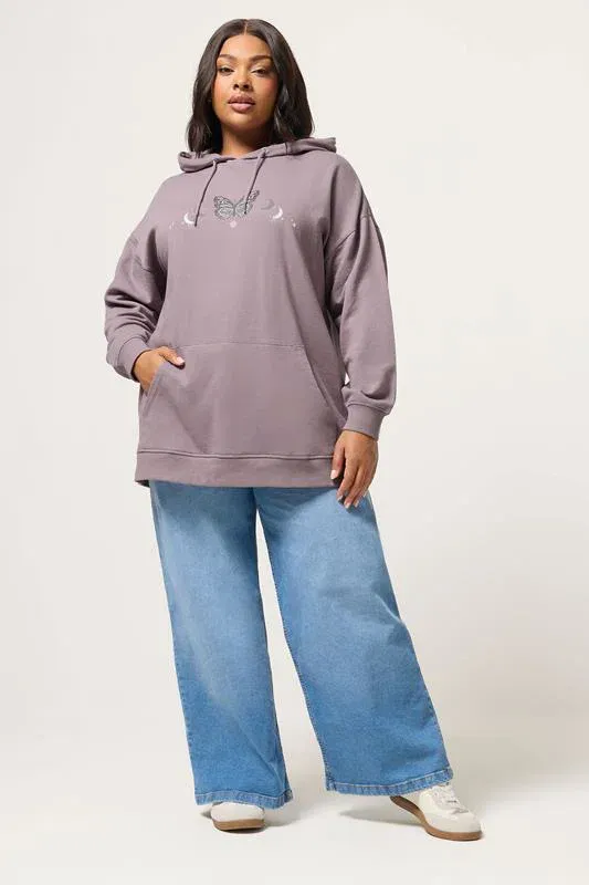 Mauve Purple Celestial Hoodie