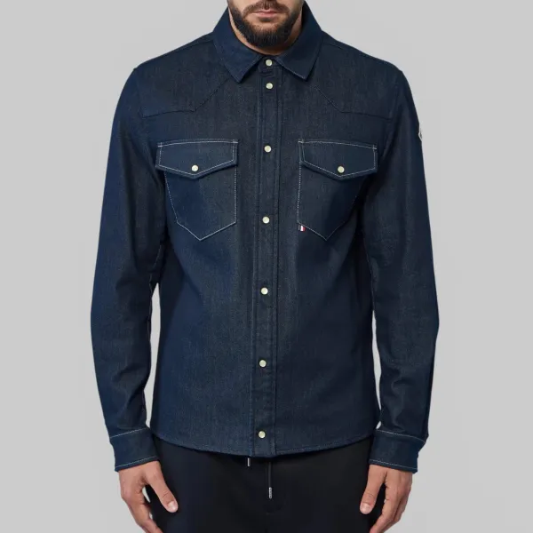 Structured Button Front Shirt