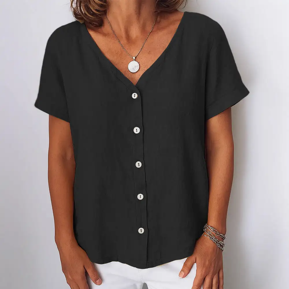 Balanced Linen Blouse