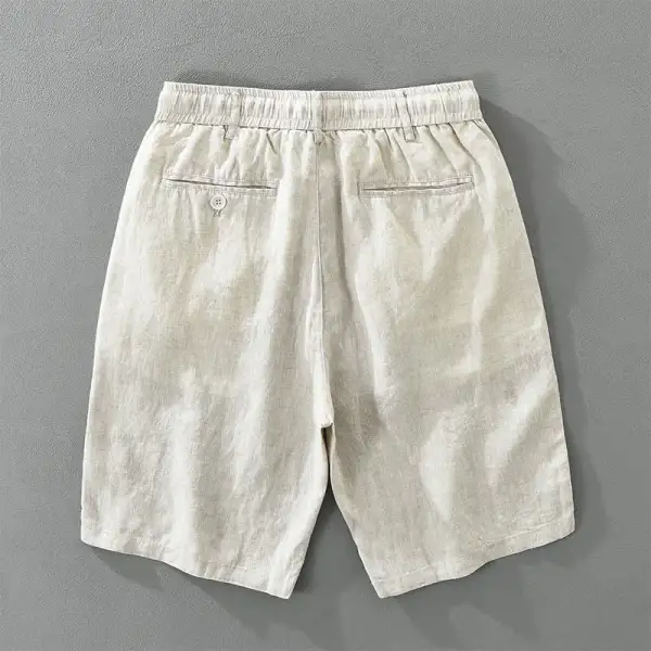 Drawstring Pocketed Shorts