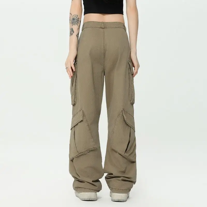 Men's Wide Leg Cargo Pants