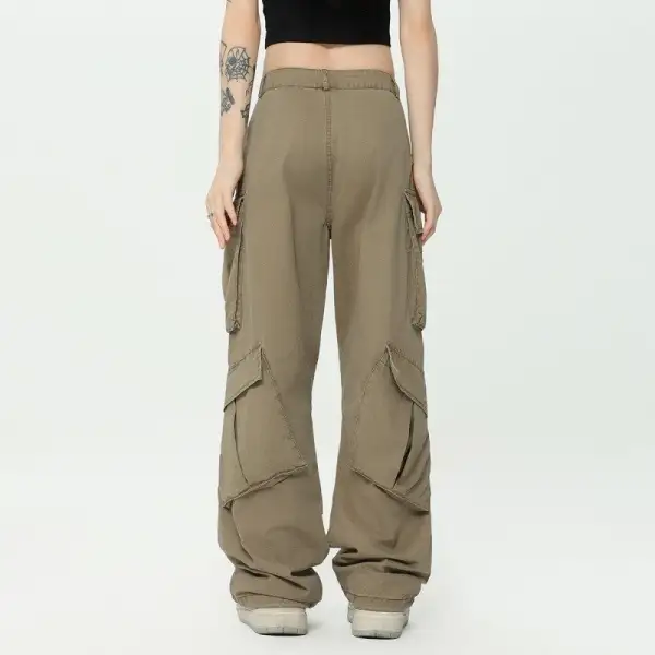 Men's Wide Leg Cargo Pants