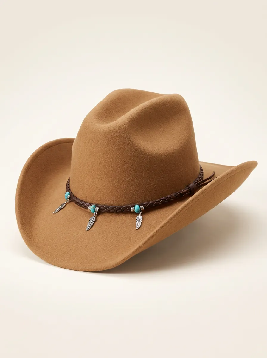 Western Ready Turquoise Textured Cowboy Hat