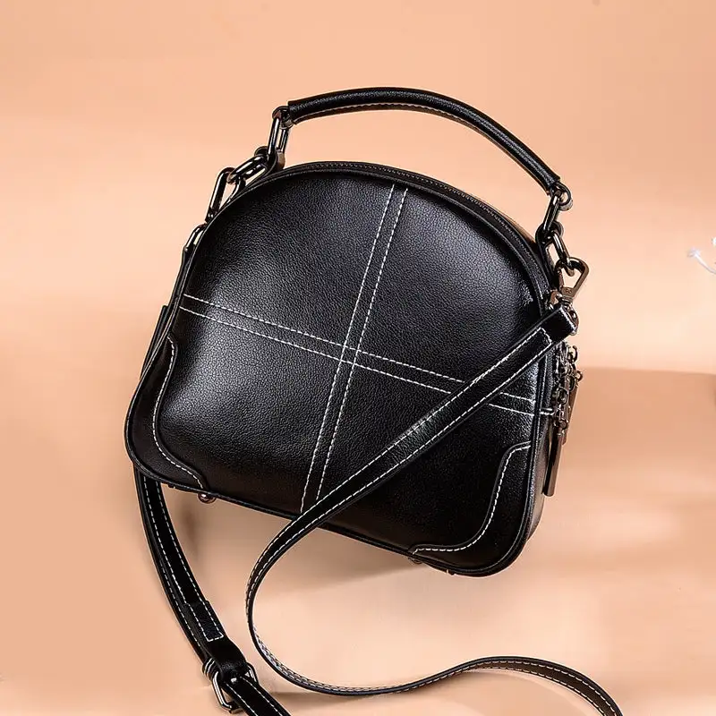 Minimalist Chic: Compact Elegant Leather Handbag