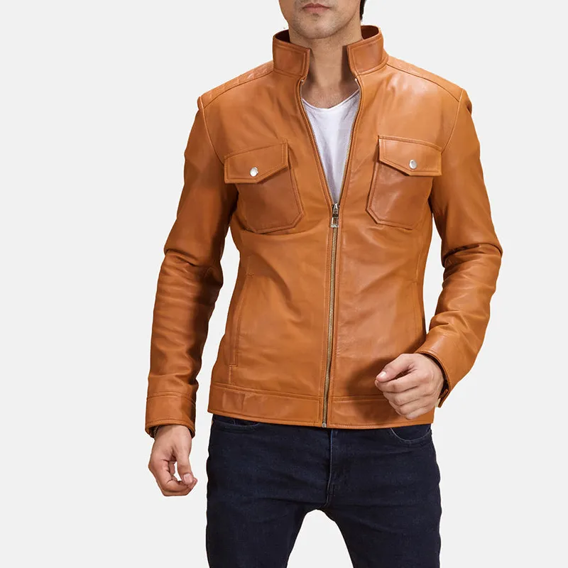 Men's Everyday Biker Leather Jacket