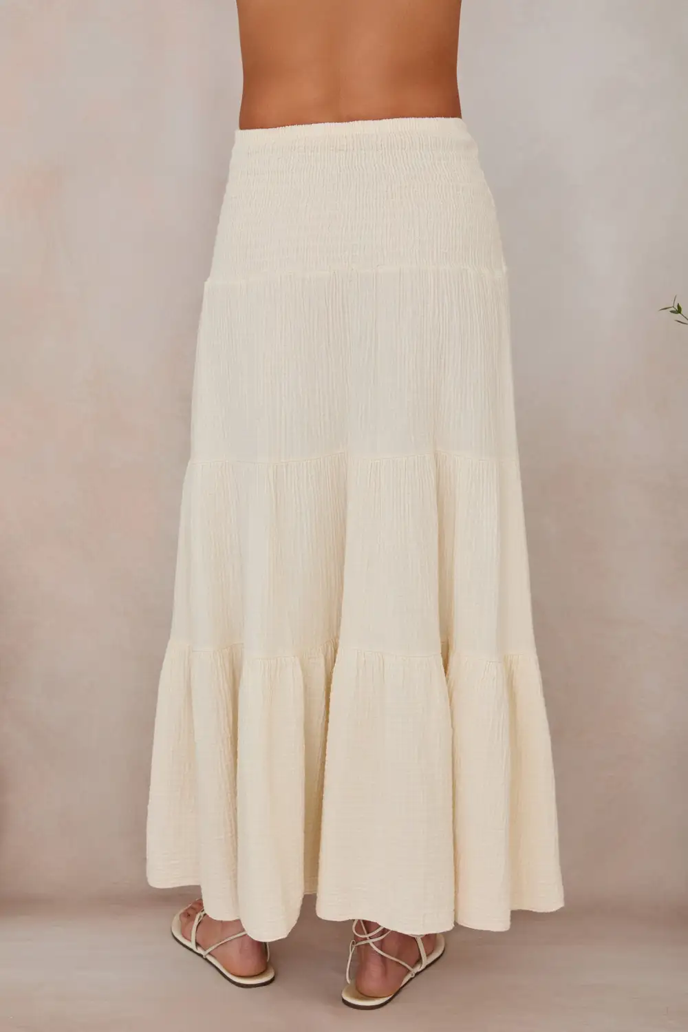 Refined Tiered Maxi Skirt