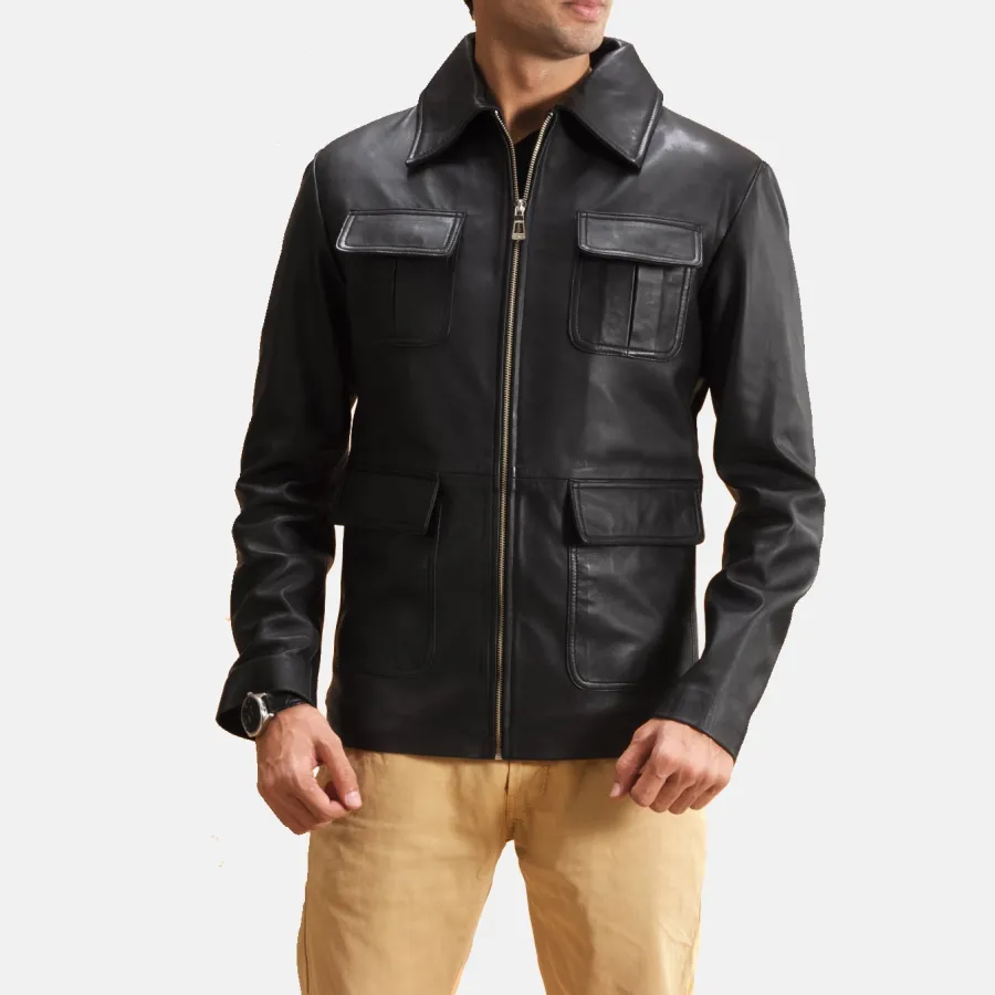 Men's Classic Modern Leather Jacket