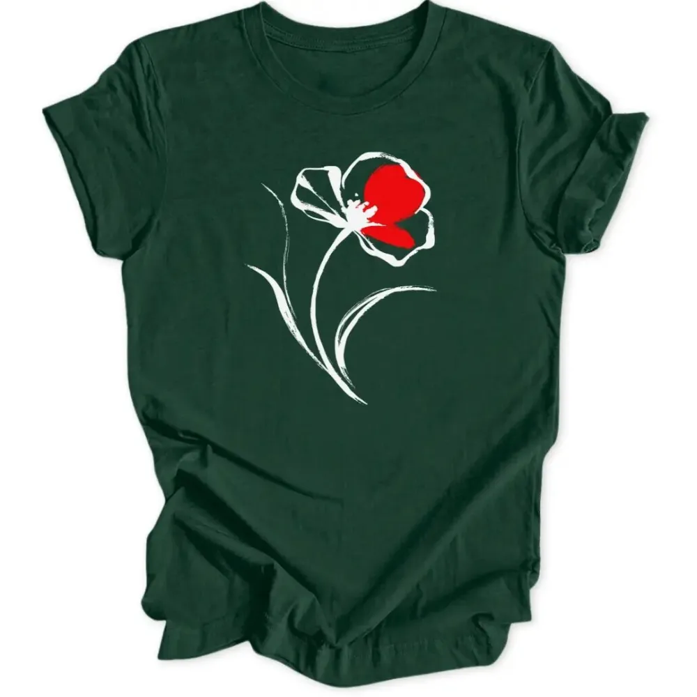 Poppy Art Unisex T-Shirt