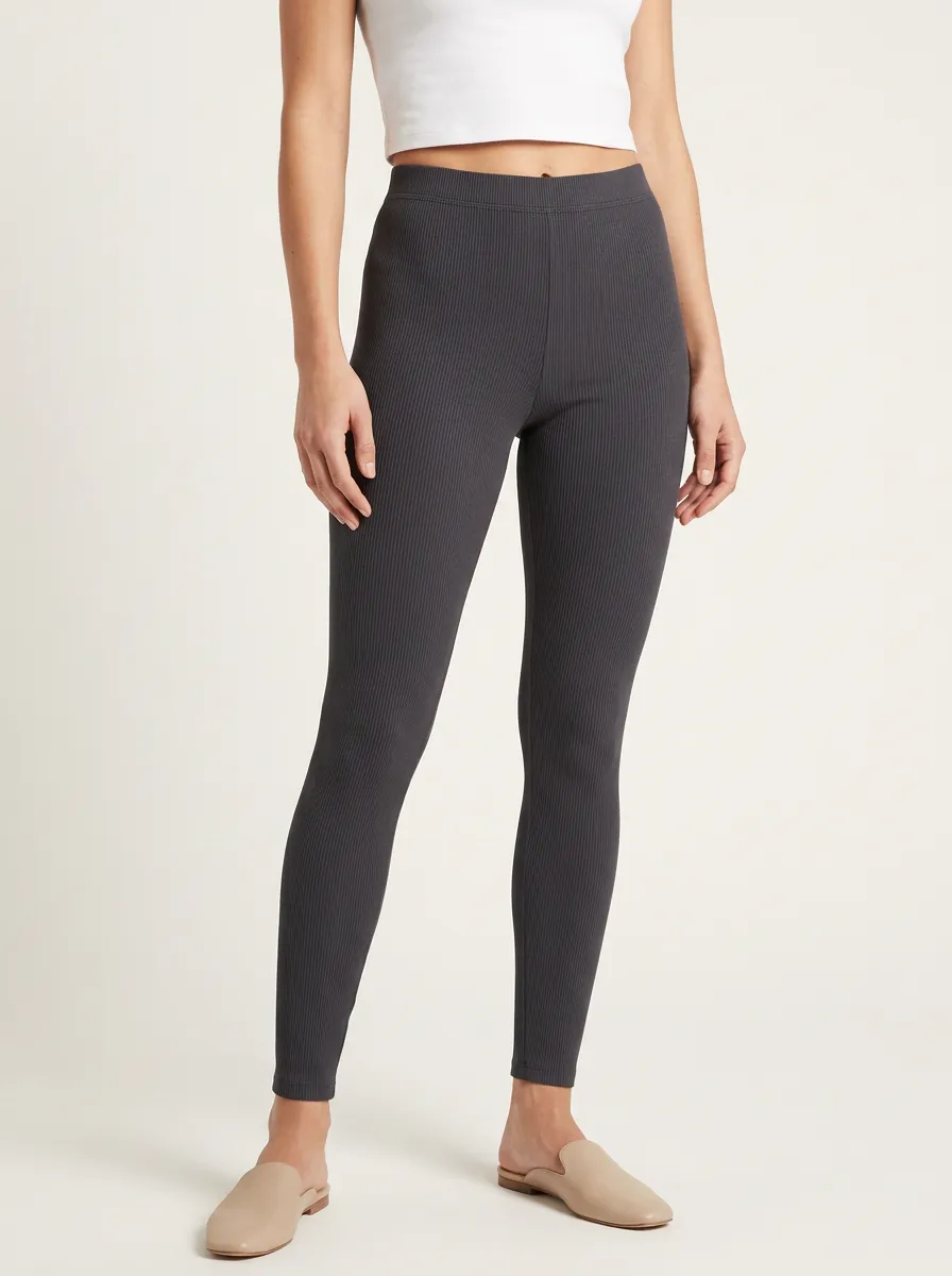 Mid-Rise Casual Daily-Wear Mid-Rise Stretch Pants